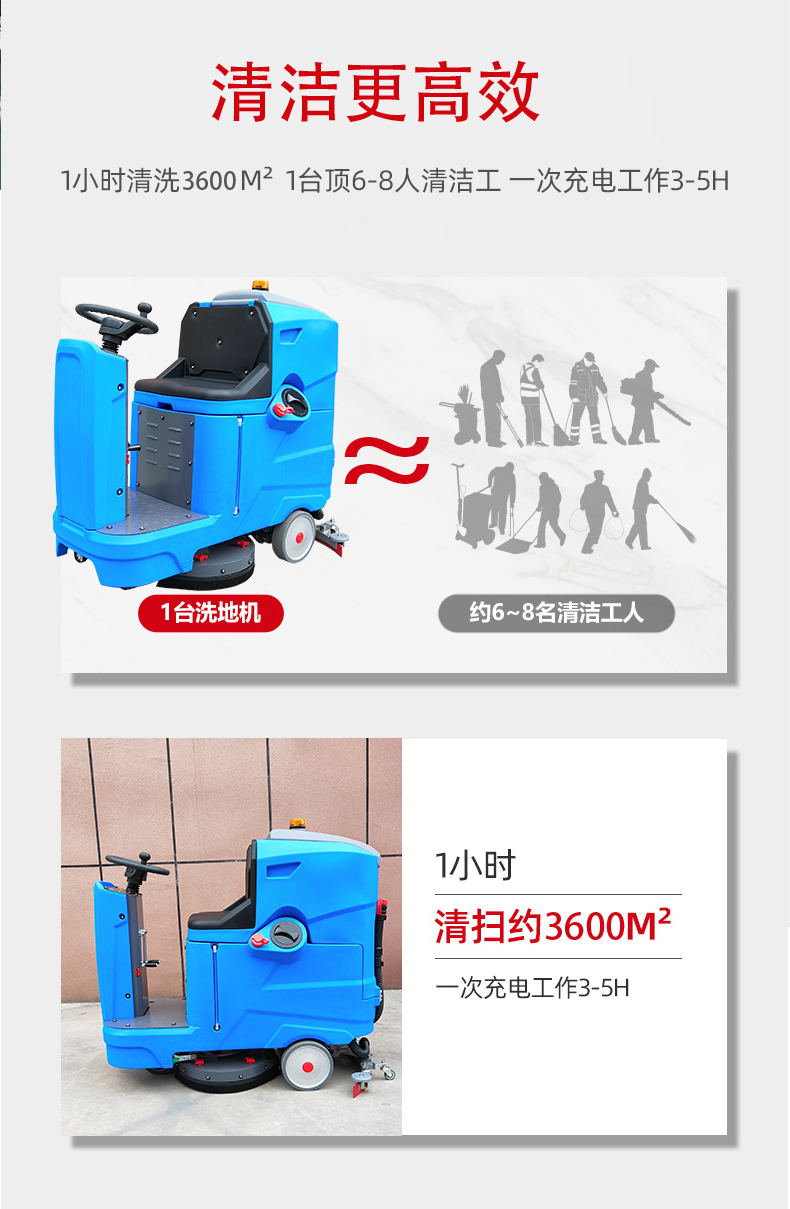 乌海驾驶式洗地机更适合用在高铁站